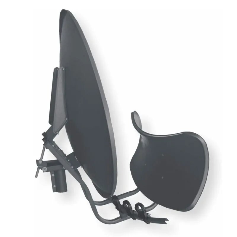 WaveFrontier T90 Toroidal Sat Antenne , 5 LNB Halterungen Einzeln Verpackt Grau