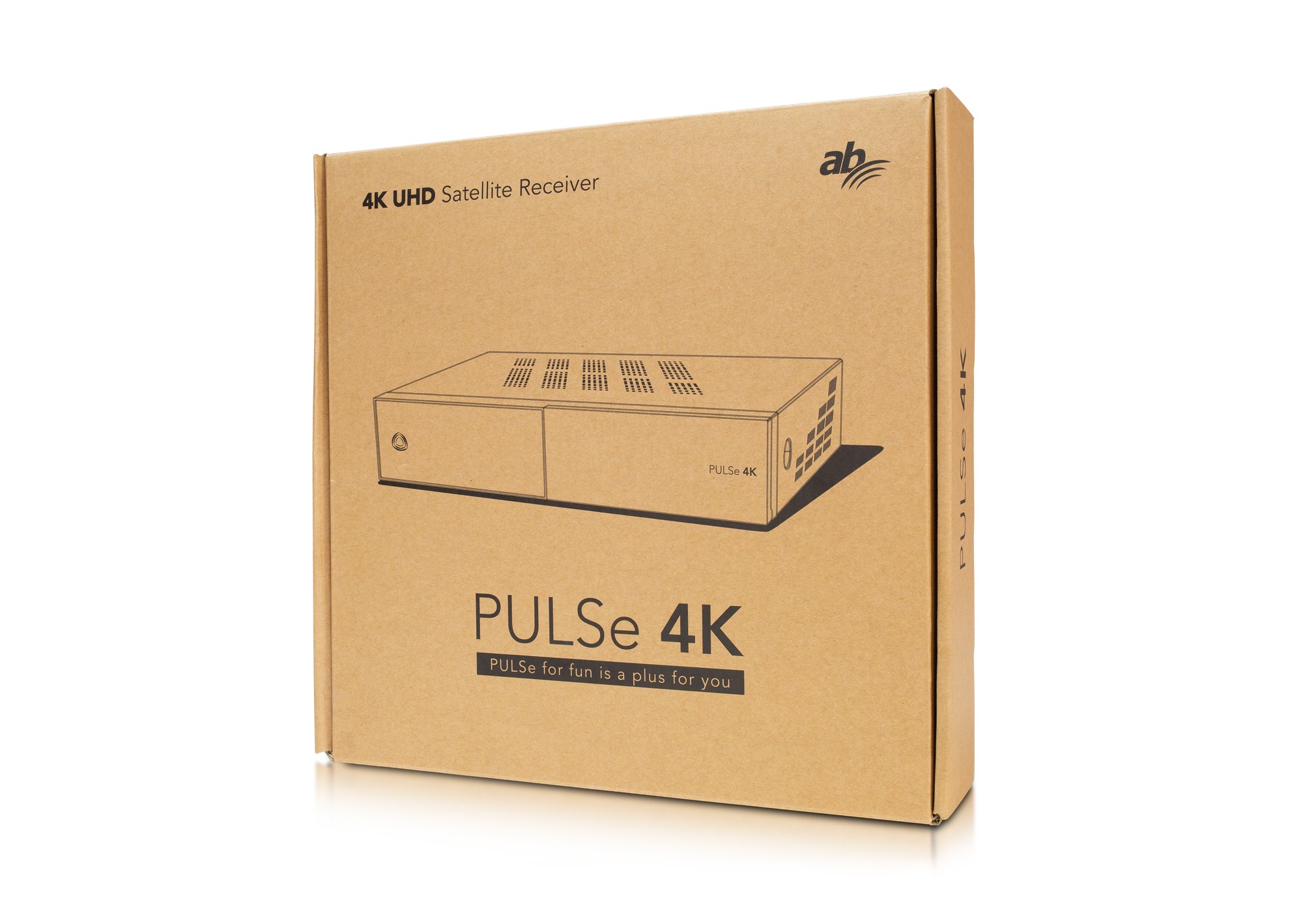 AB PULSe 4K UHD Combo Receiver (1xDVB-S2X, 1xDVB-C/T2, Linux E2, CI, LAN, schwarz)
