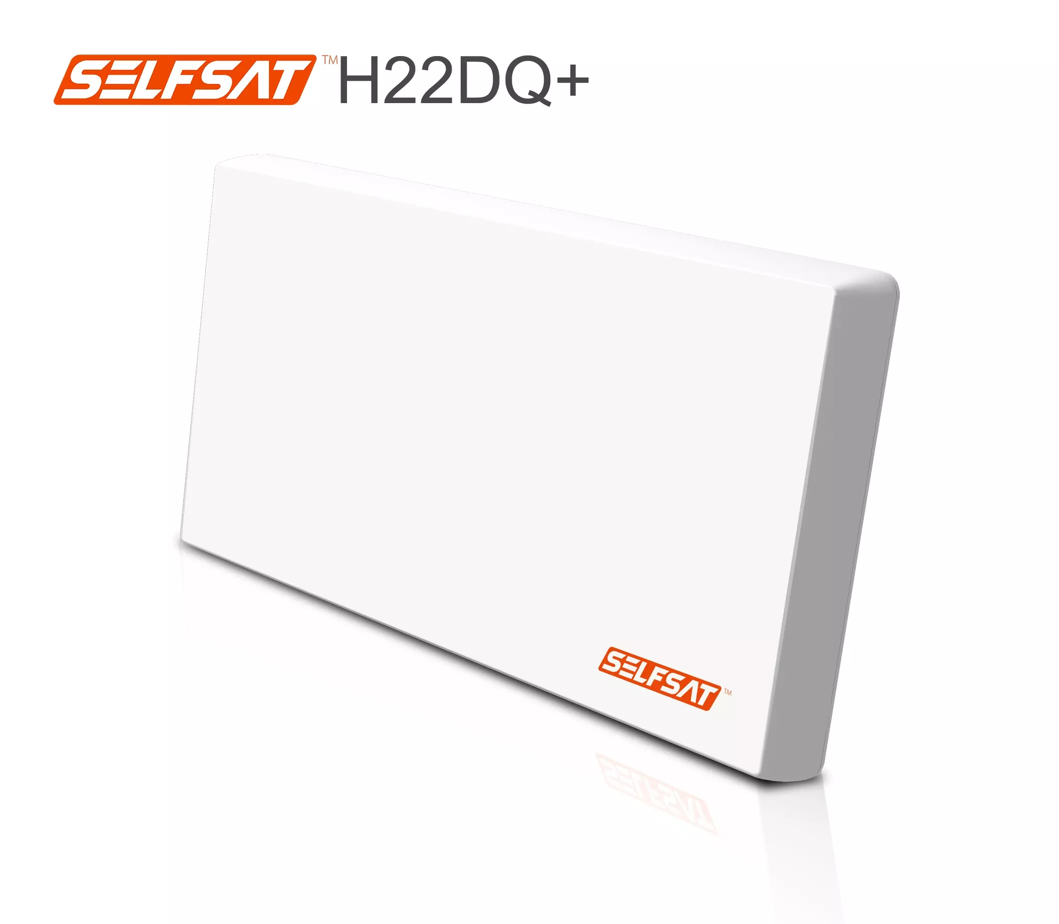 Selfsat H22DQ+ Flachantenne mit Quattro LNB