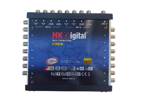MK-Digital MS 9-16 Multischalter mit LED Kontrollleuchte