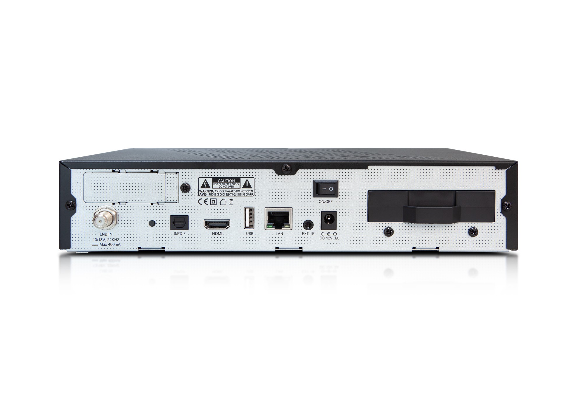 AB-Com Pulse 4K 1xDVB-S2X Tuner + 1TB HDD UHD Sat Receiver