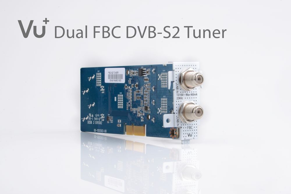 VU+ DVB-S2/S2X FBC Twin Tuner Uno 4K / Ultimo 4K / Duo 4K ( 8 Demodulatoren )