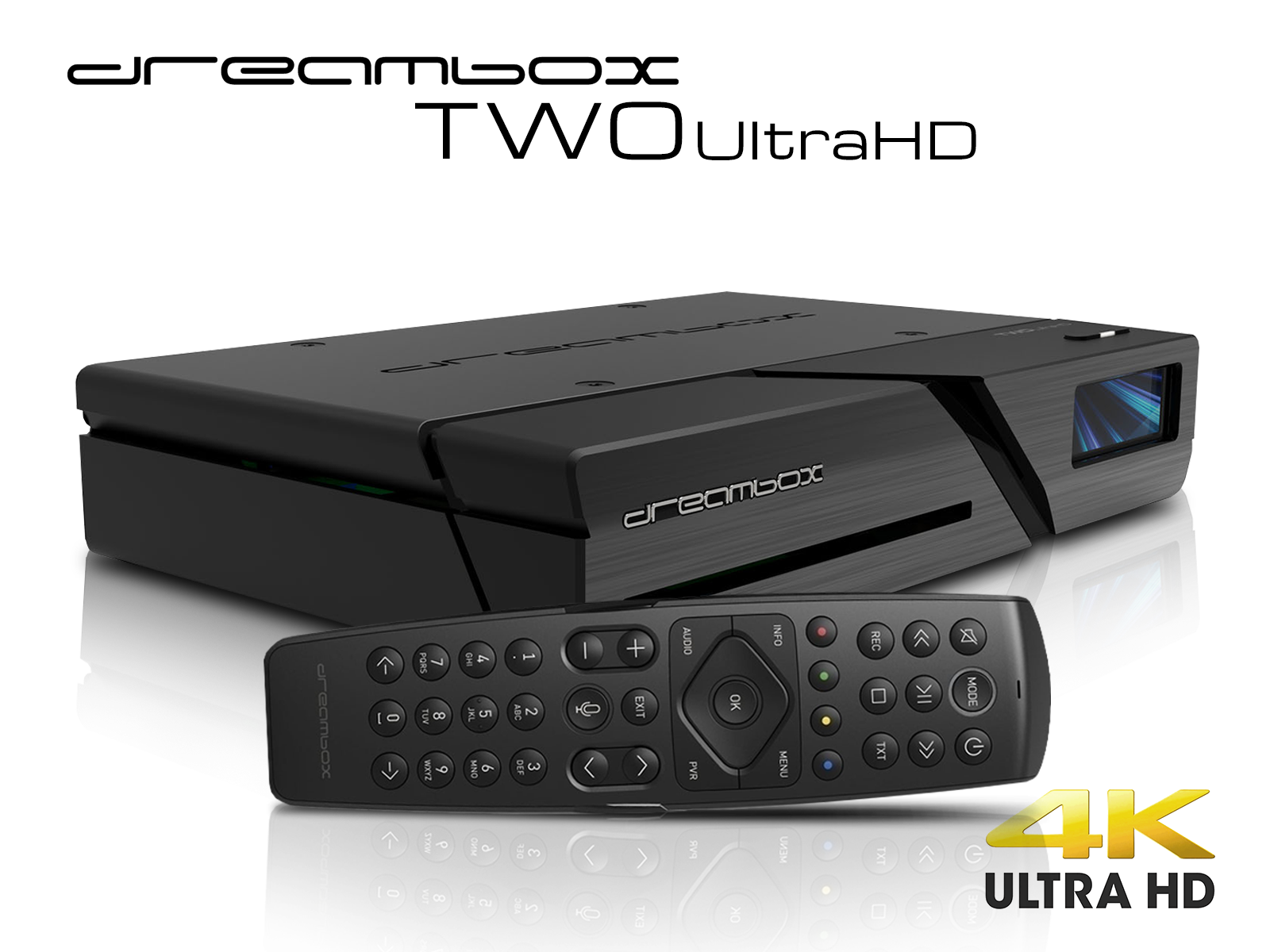 Dreambox Two Ultra HD BT 2x DVB-S2X MIS Tuner 4K 2160p E2 Linux Dual Wifi H.265 HEVC