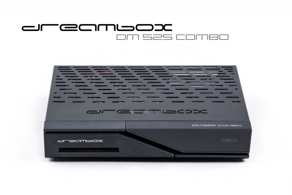 Dreambox DM525 HD Combo 1x DVB-S2 / 1x DVB-C/T2 Tuner PVR ready Full HD 1080p H.265 Linux Receiver