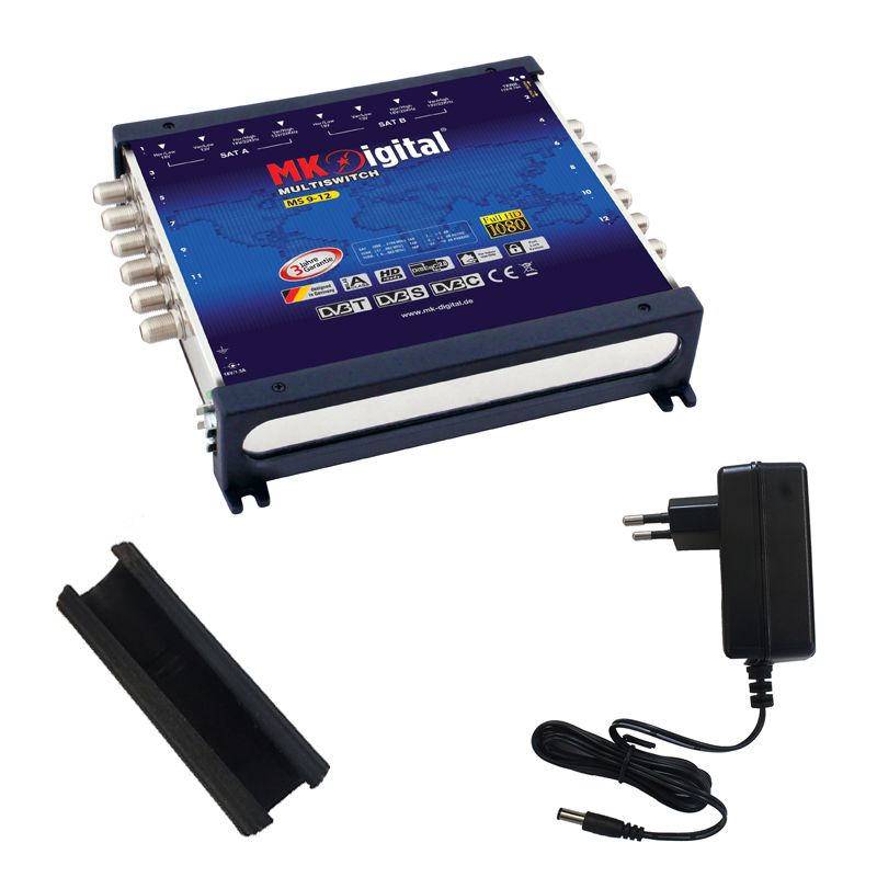 MK-Digital MS 9-12 Multischalter mit LED Kontrollleuchte