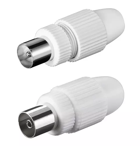 Antennenstecker Koaxial Stecker und Kupplung