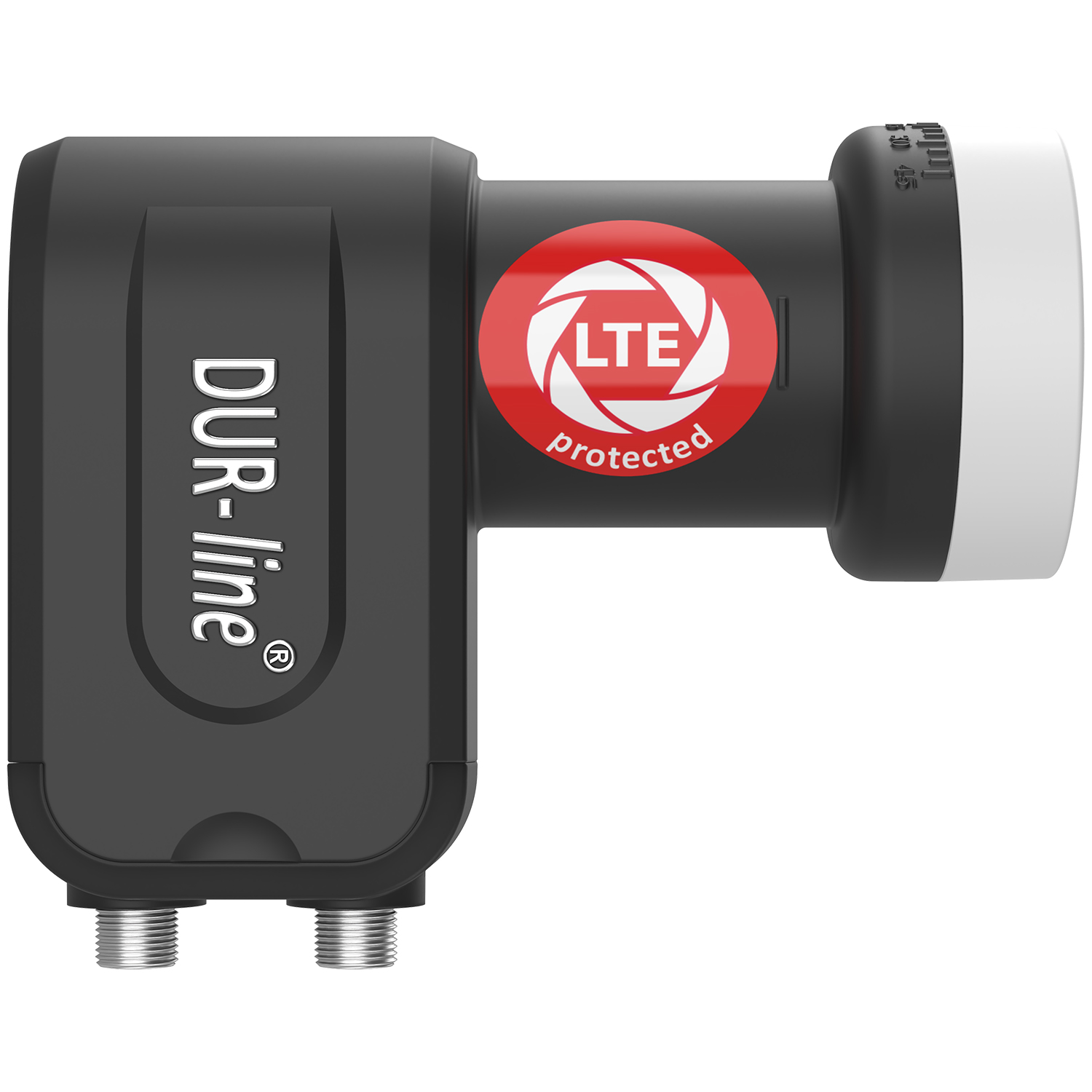 DUR-line +Ultra Twin LNB - 2 Teilnehmer schwarz - mit LTE-Filter