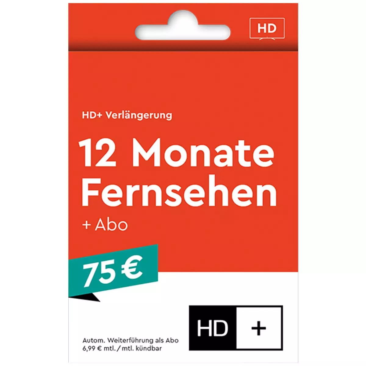 HD-Plus-Verlängerung für 12 Monate Fernsehen (flexible Abo, schneller Mail-Versand)