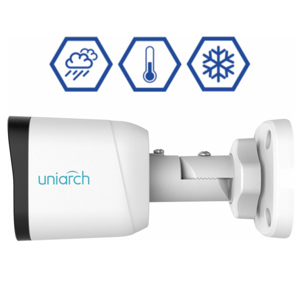 Uniarch IPC-B125-APF40 Bullet IP-Kamera 5MP 4mm 30m Nachtsicht, Außenkamera