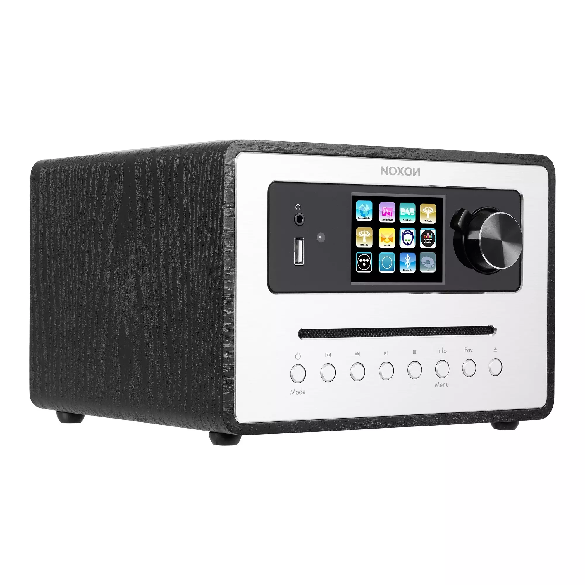 NOXON iRadio 500 CD DAB/DAB+, UKW, Internetradio, Farbdisplay Schwarz