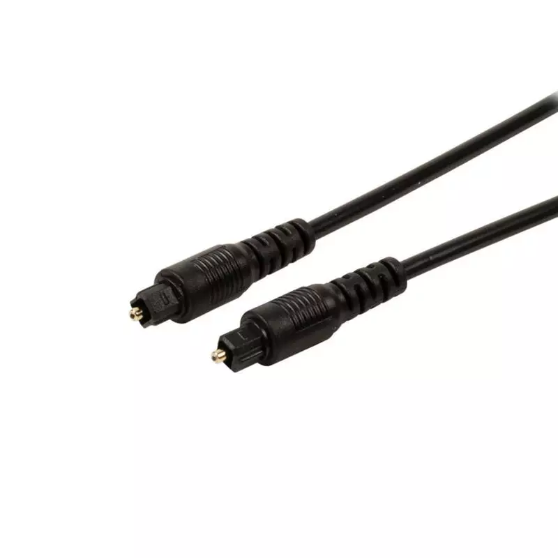 Valueline Digital-Audio-Kabel /Optisches Lichtleiterkabel Toslink 2,0m Schwarz