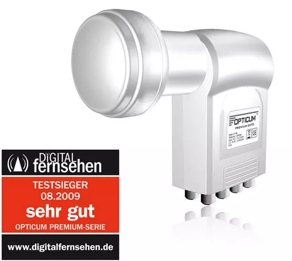 Opticum LOP-04H Premium Octo LNB 0.1 dB für 8 Teilnehmer