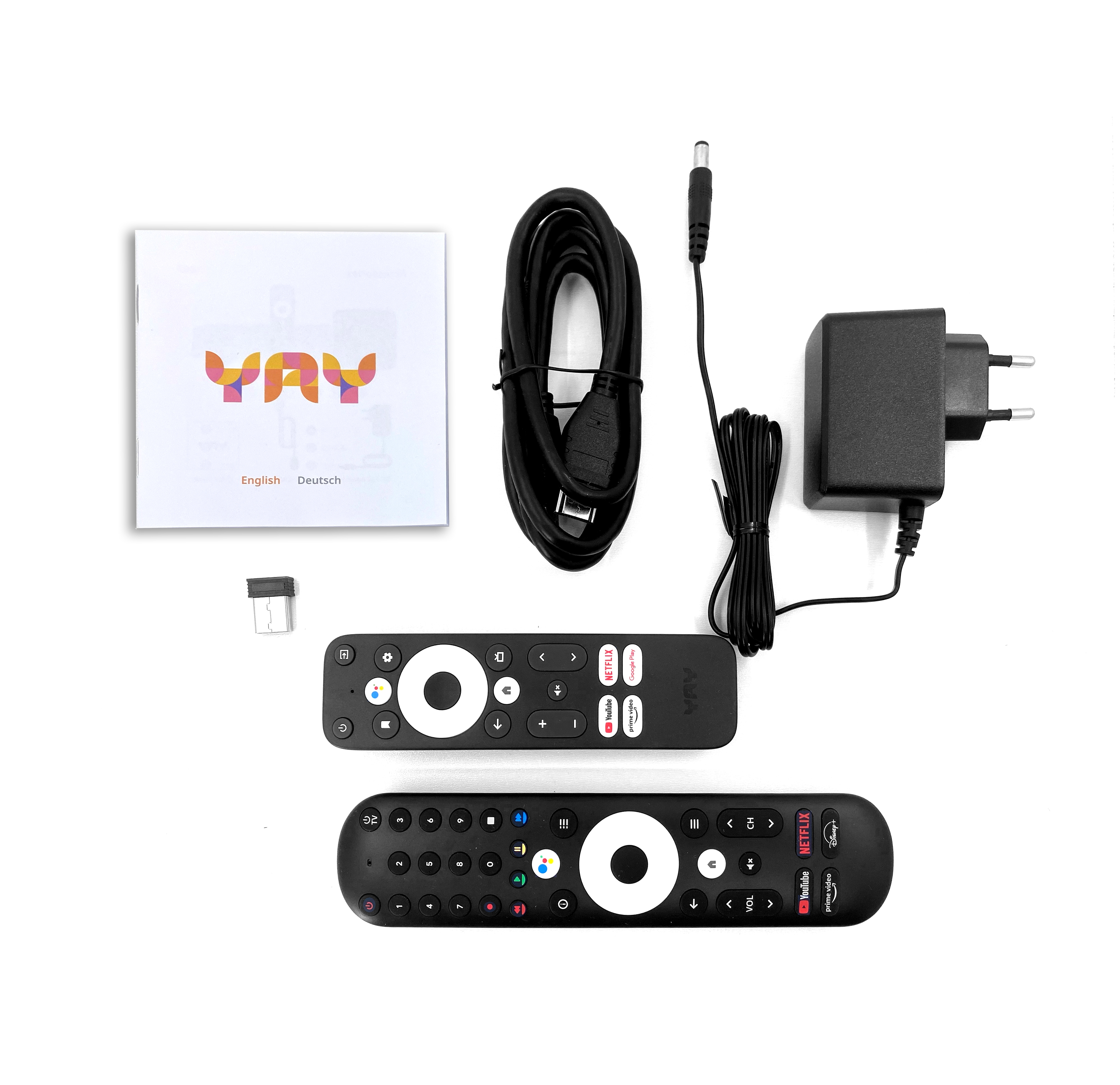 VU+ YAY GO PRO Android TV HIGH-END 4K UHD Streaming Box Android 10.0 und Chromecast integriert