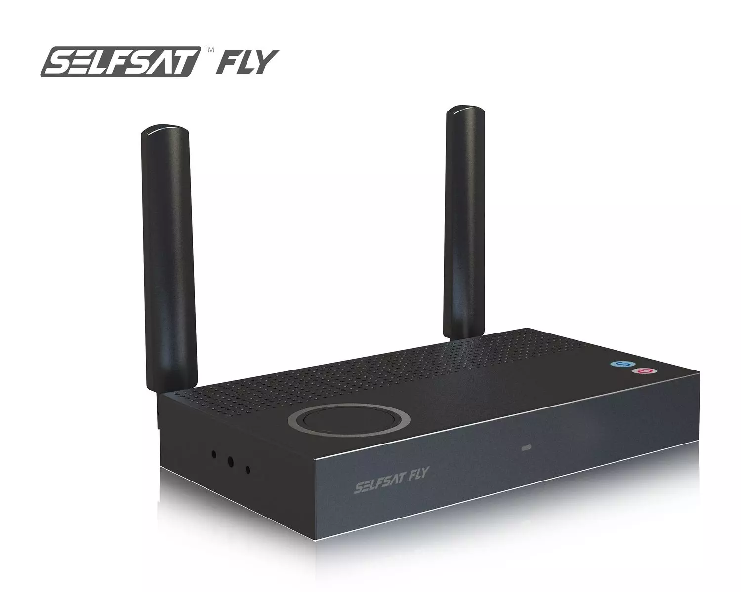 Selfsat Fly-200 Drahtloses Audio Video Übertragungssystem (Full HD, HDMI, USB, für 8 Teilnehmer)