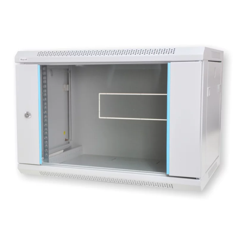 Premium Netzwerkschrank 19 Zoll 7HE Server Wandschrank , Wandmontage, montiert