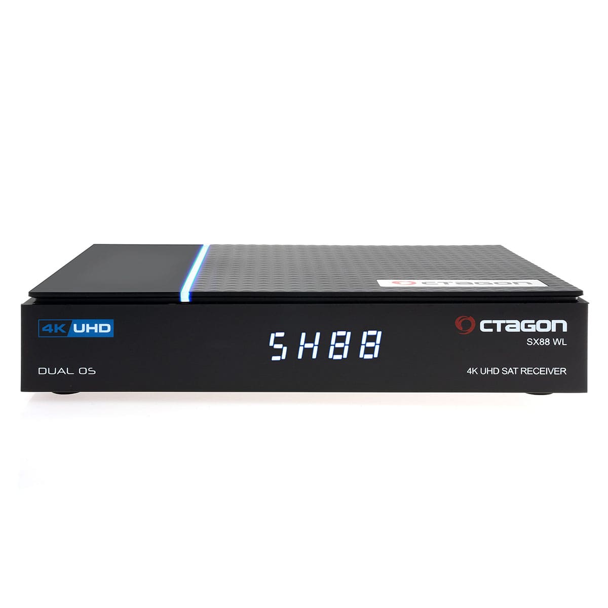 Octagon SX88 V2 WL 4K UHD Sat IP-Receiver (Linux E2 + Define OS, DVB-S2, Kartenleser, WiFi, Schwarz)