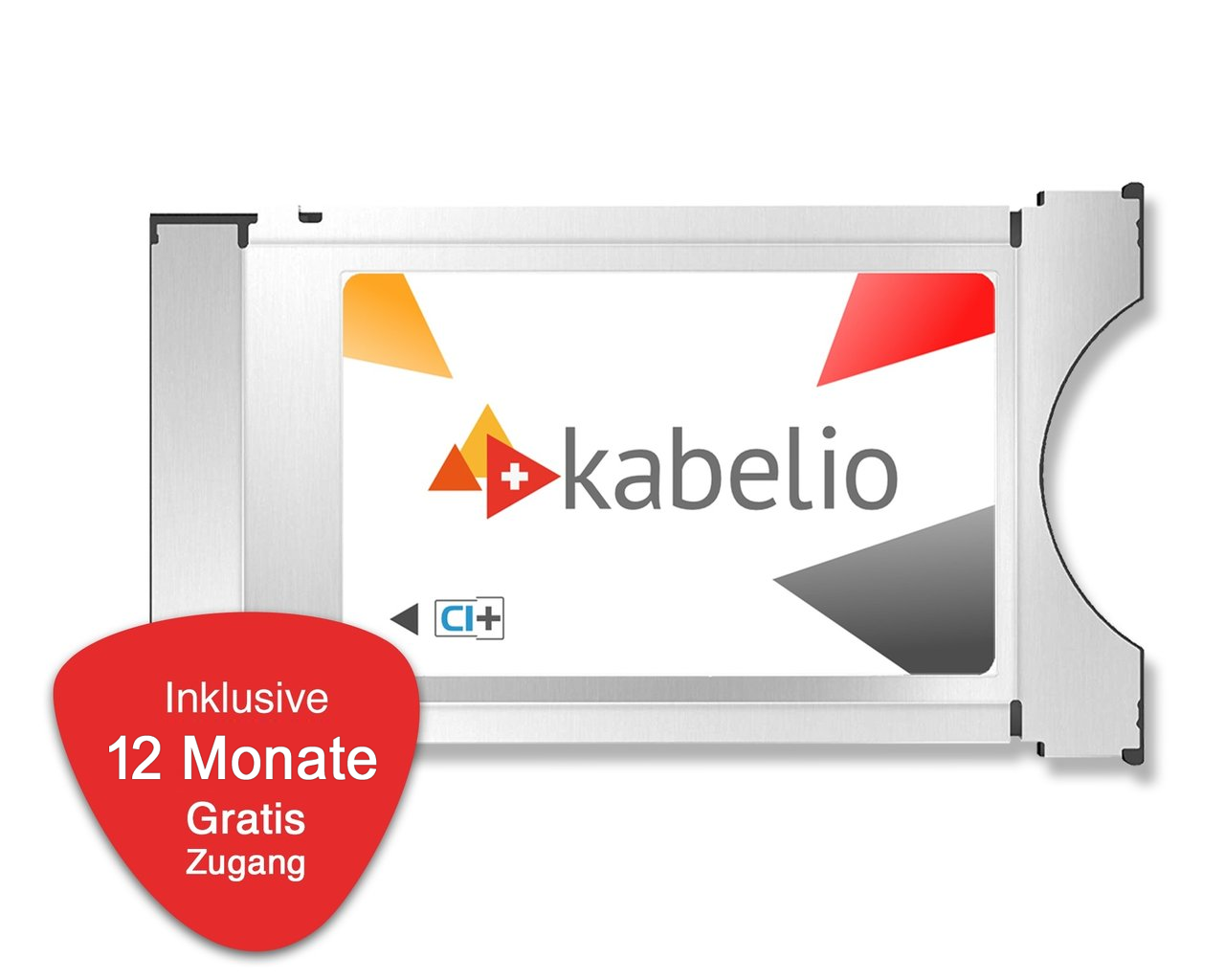 Kabelio CI+ Zugangsmodul inkl. 12 Monate Gratis-Zugang für SAT