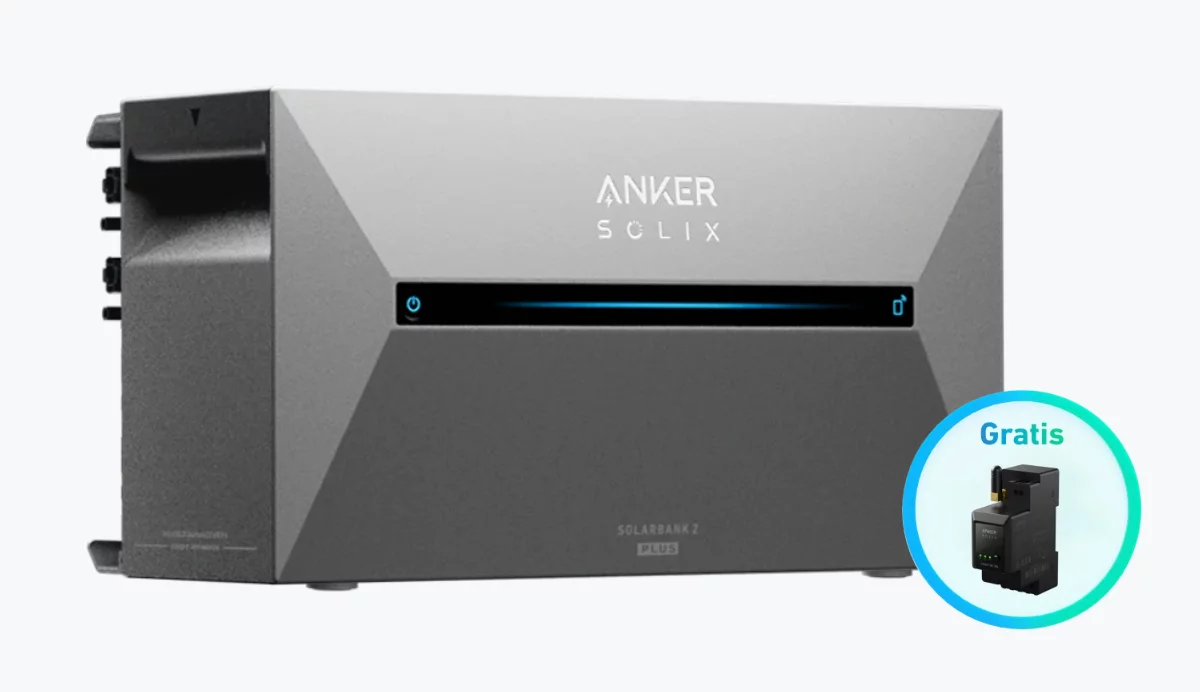 Anker SOLIX Solarbank 2 E1600 Pro Speicher für Balkonkraftwerke + Smart Meter