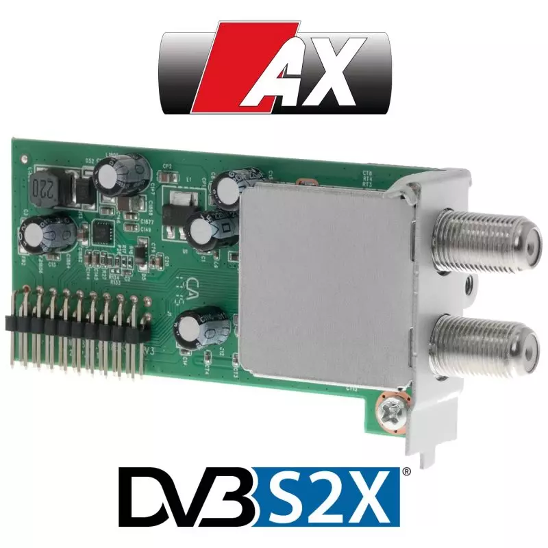 AX 4K-Box Sat (DVB-S2X) Plug & Play Tuner für HD51