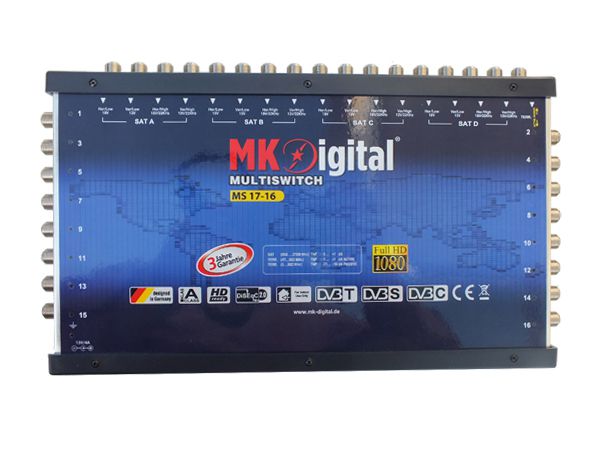 MK-Digital MS 17-16 Multischalter mit LED Kontrollleuchte
