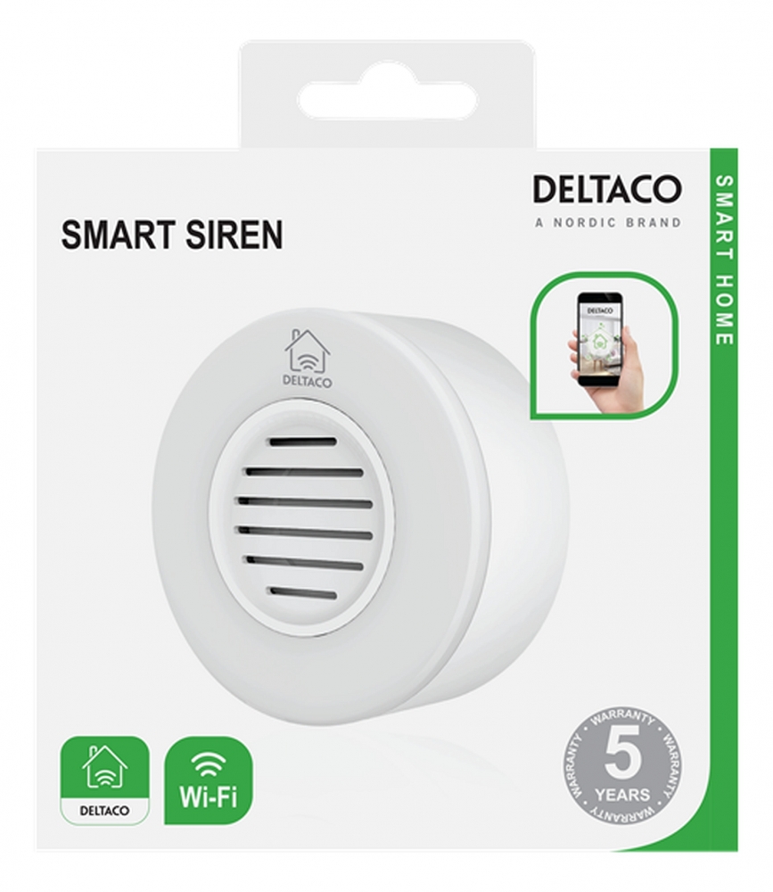 Deltaco SH-SI01 SMART WIFI Sirene 105 dB