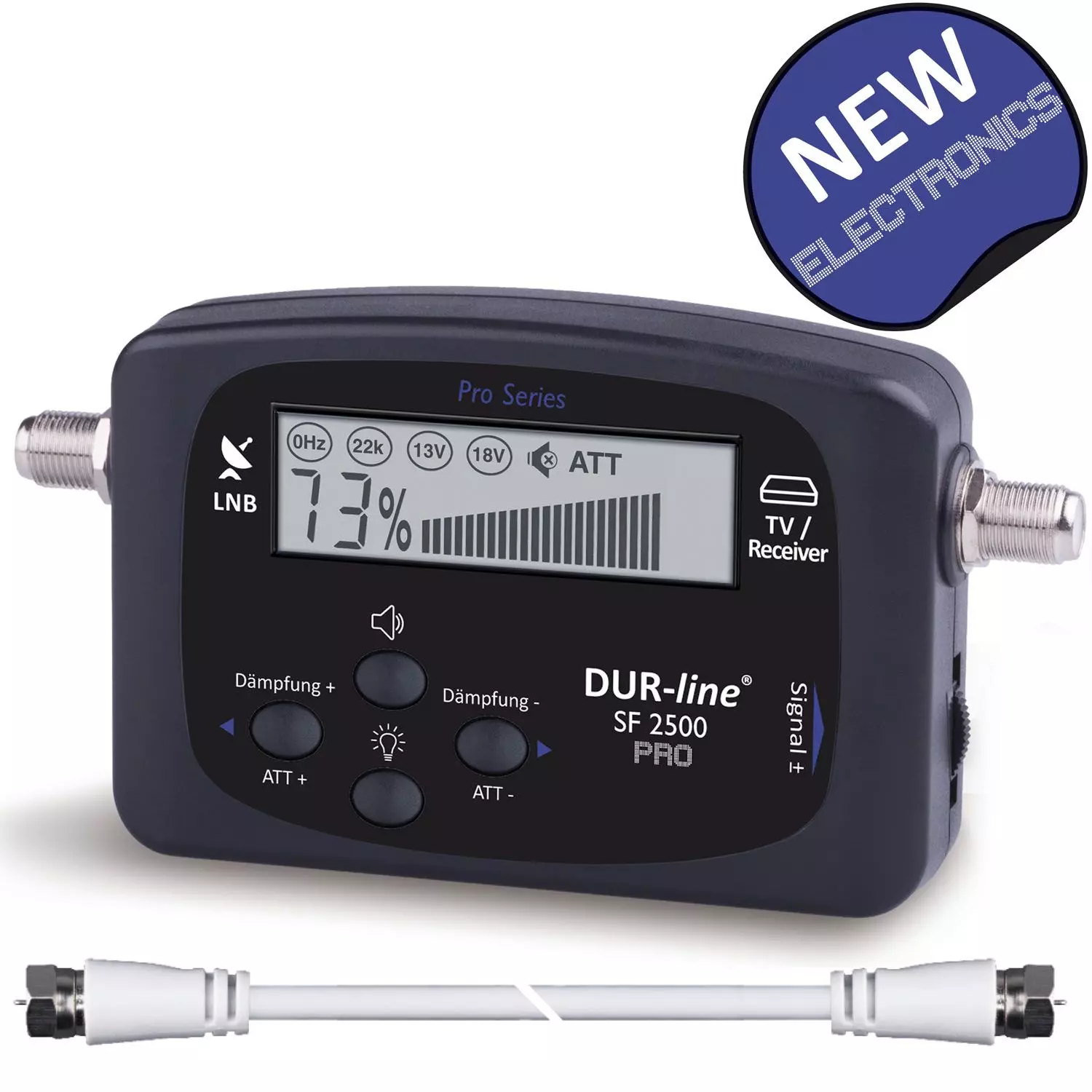 DUR-line SF 2500 Pro - Satfinder Digitales Messgerät