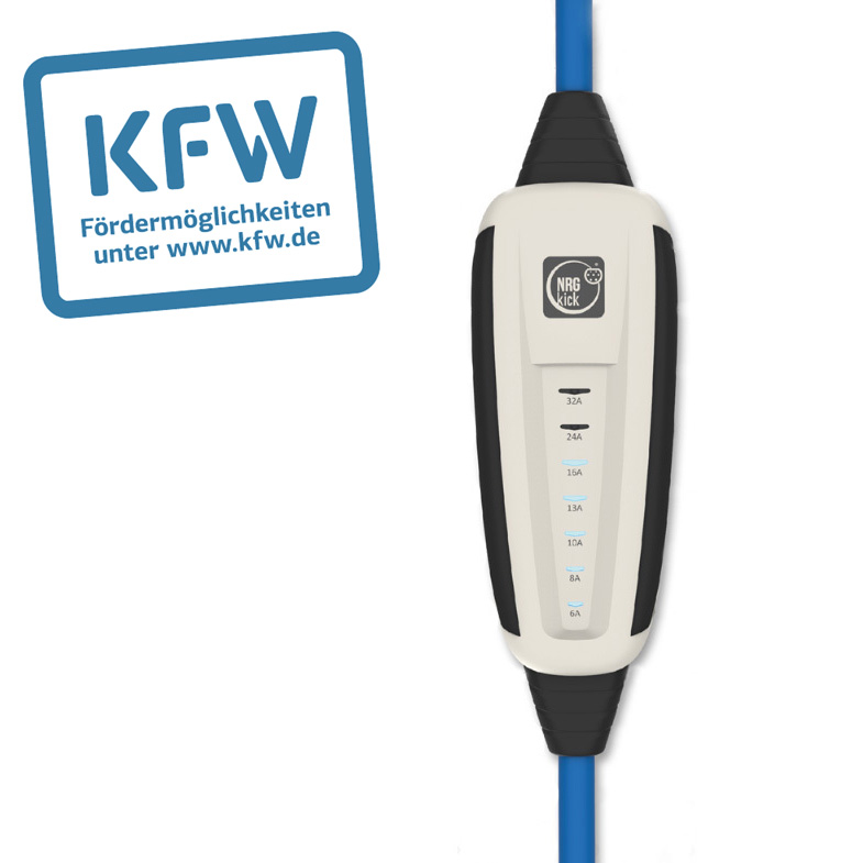NRGkick KfW Select 10m, 22kW, WLAN, Bluetooth, GSM/GPS/SIM, Wandsteckdose 16A, 12201008 (förderfähig)