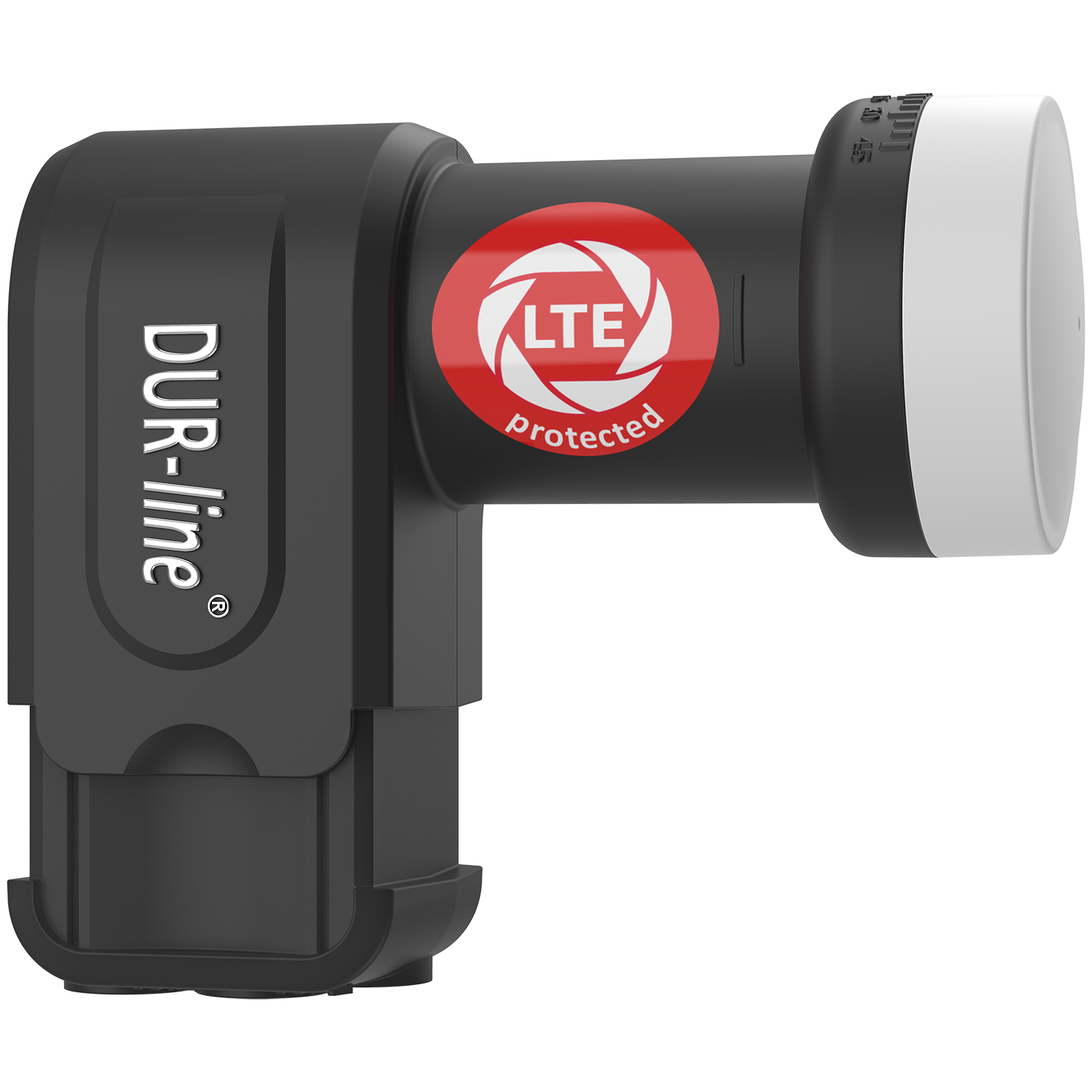 DUR-line +Ultra Quad LNB - 4 Teilnehmer schwarz - mit LTE-Filter