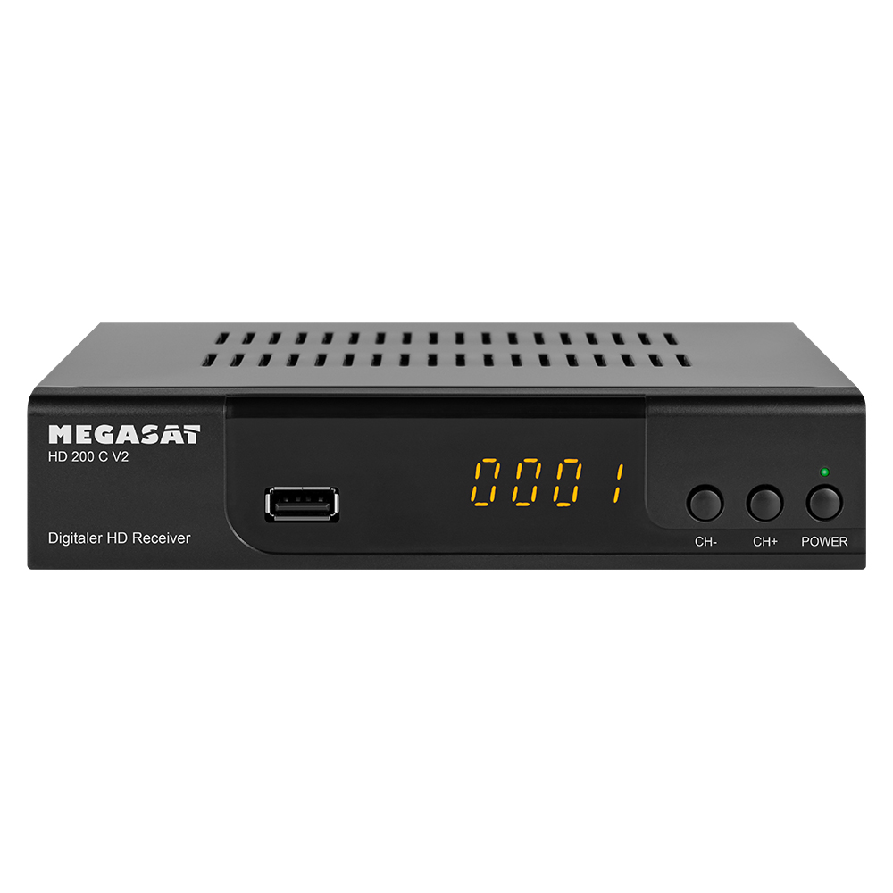 Megasat HD 200 C V2 HD Kabel Receiver DVB-C Cable USB Scart HD200C