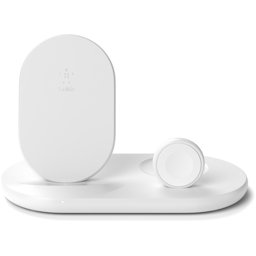Belkin 3-in-1-Ladestation für iPhone, Apple Watch & AirPods, Wireless, weiß
