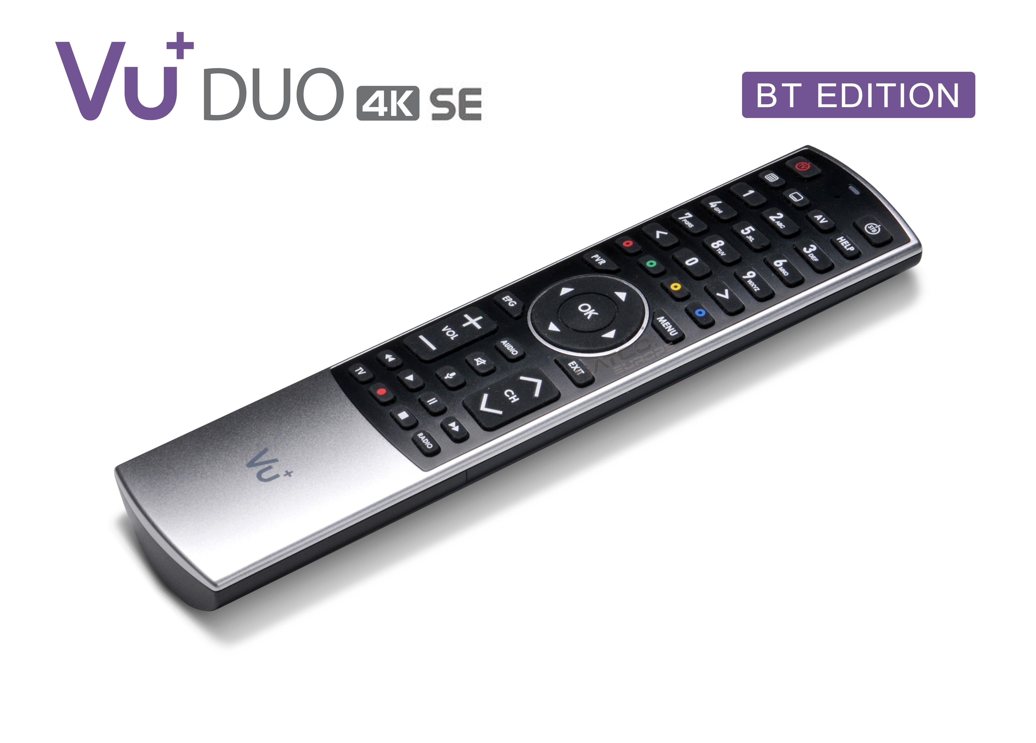 VU+ Duo 4K SE BT 1x DVB-S2X FBC Twin Tuner 2 TB HDD Linux Receiver UHD 2160p