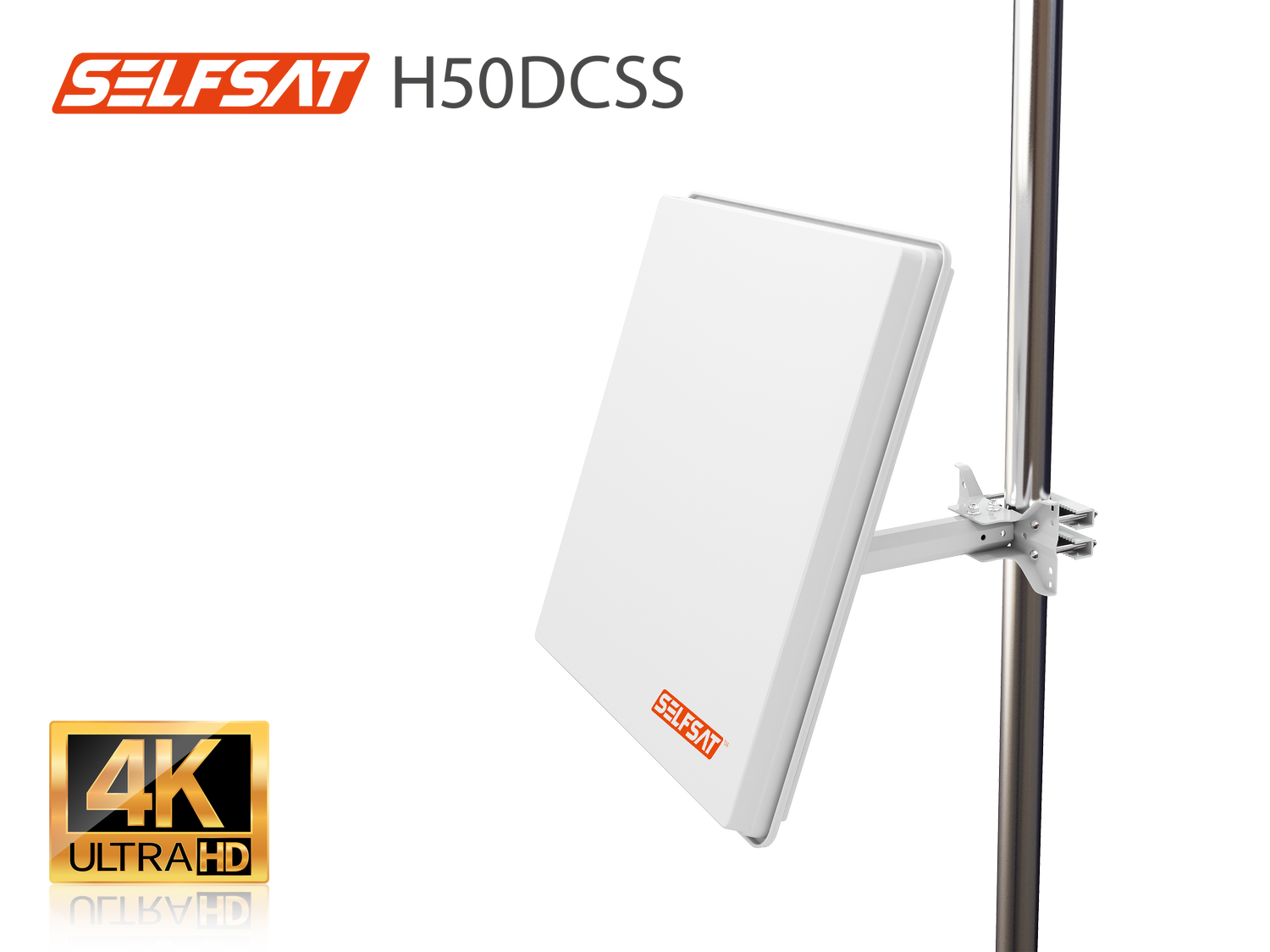 Selfsat H50dCSS Unicable 2 Antenne UHD 4K incl. 2 Legacy Ausgängen