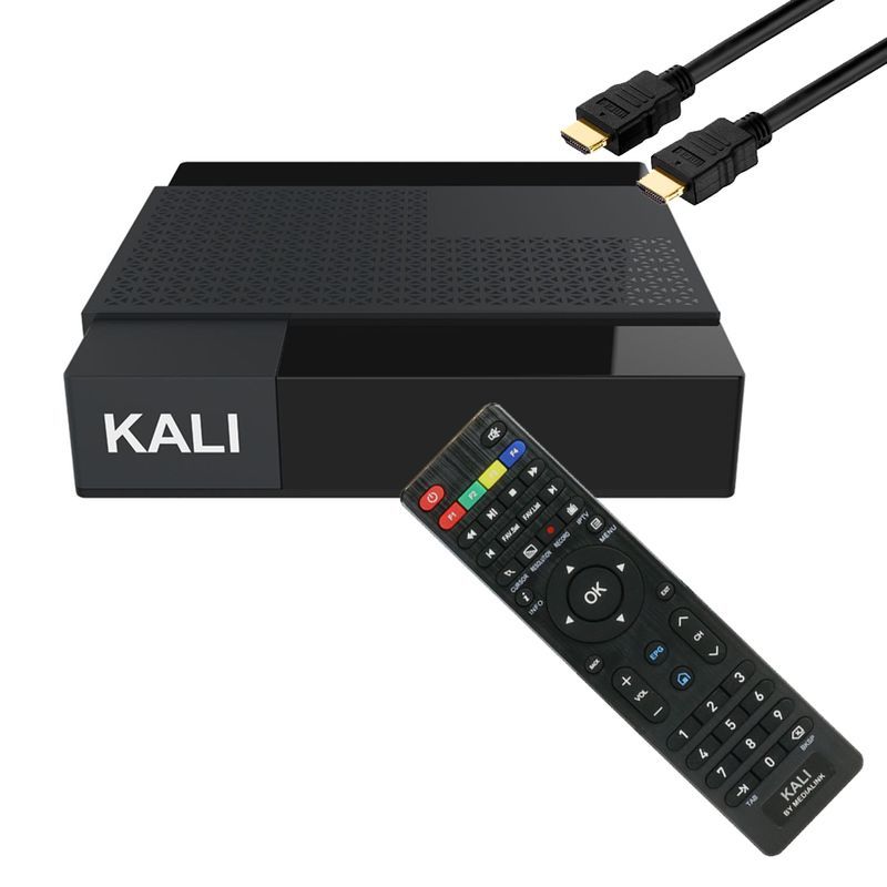 Medialink KALI 4K UHD Android + Linux IP-Receiver 2.4 GHz WiFi, LAN, HDR, H.265, Schwarz