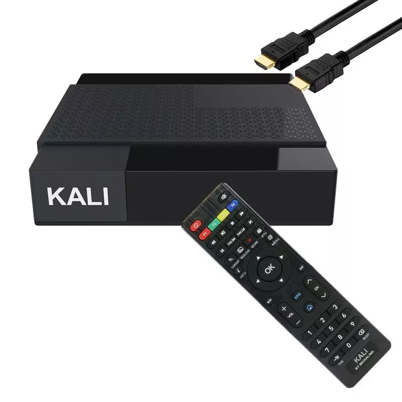 Medialink KALI 4K UHD Android IP-Receiver (2.4 GHz WiFi, USB 2.0, HDMI, LAN, HDR, H.265, schwarz)