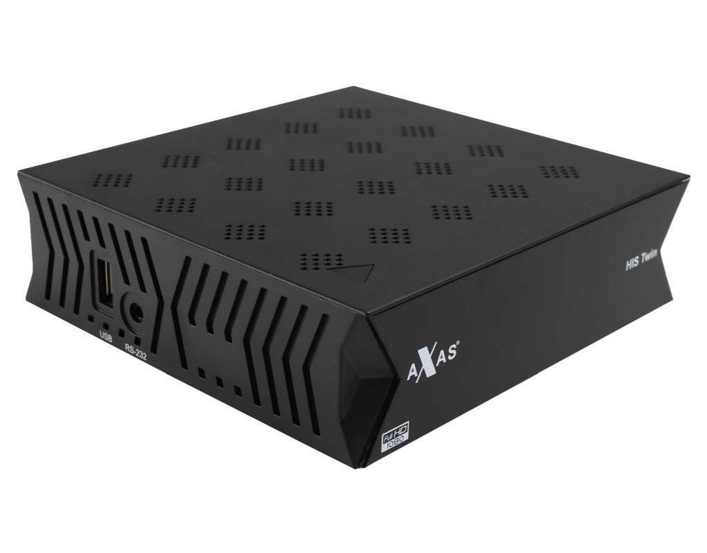 Axas HIS Twin E2 Linux H.265 HEVC Wlan 1080p DVB-S2 Sat Receiver