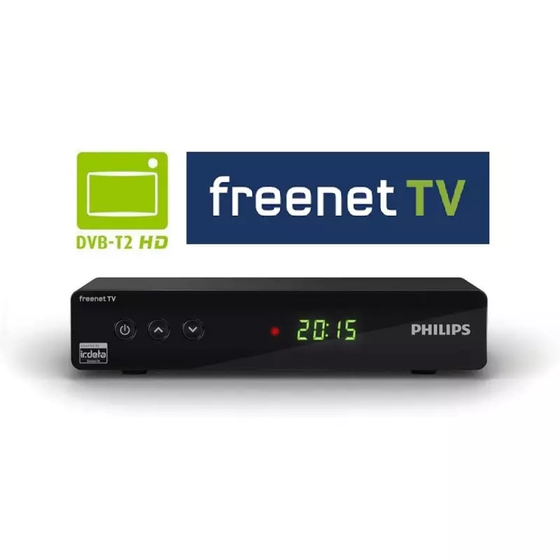 Philips DTR3442B DVB-T2 HD Receiver mit PVR und Netzwerk