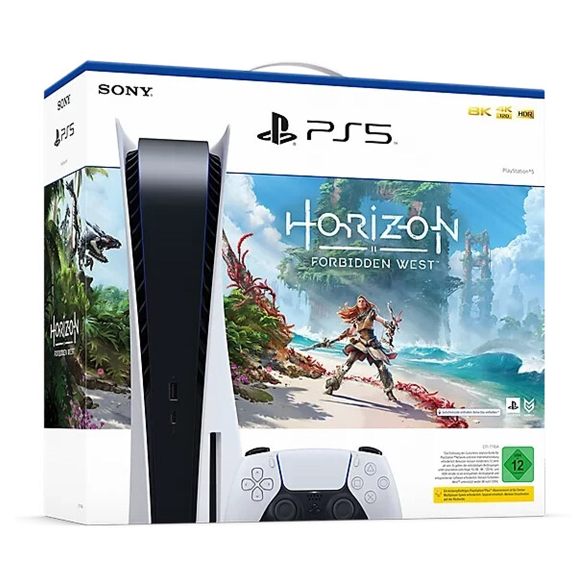 Sony PlayStation 5 PS5 Standard Disc Edition inkl. Horizon: Forbidden West DLC (Download Code)