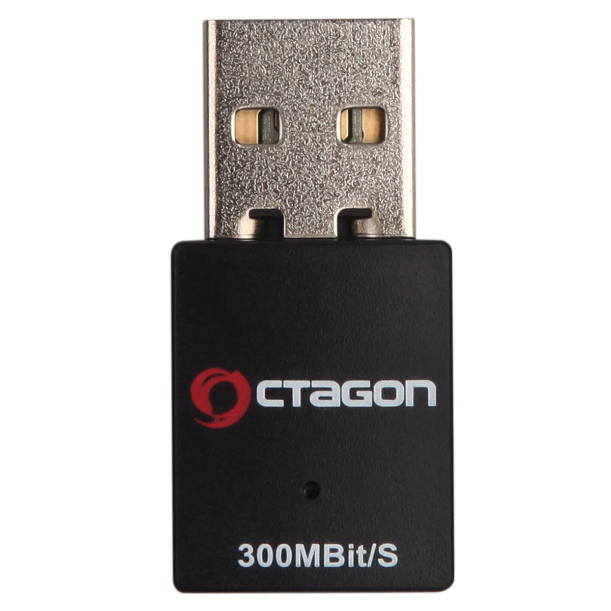 Octagon WL088 Optima WLAN Stick 300 MBit/s, 2.4 GHz WiFi, USB 2.0 Adapter schwarz