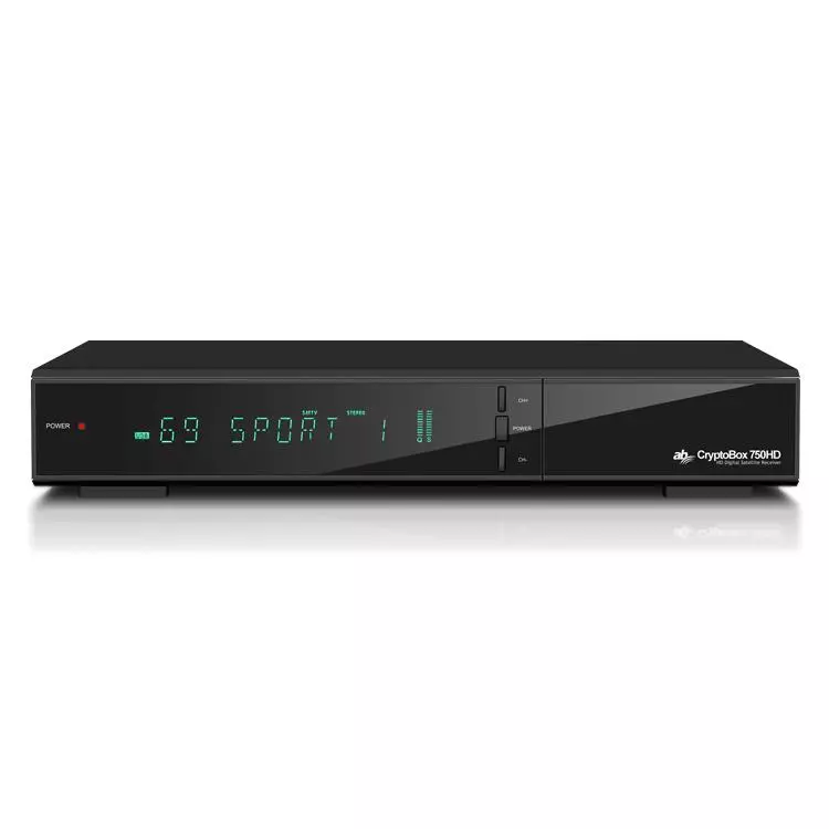 AB CryptoBox 750HD Full HD Sat HEVC H.265 HDTV USB LAN Live-Streaming Receiver