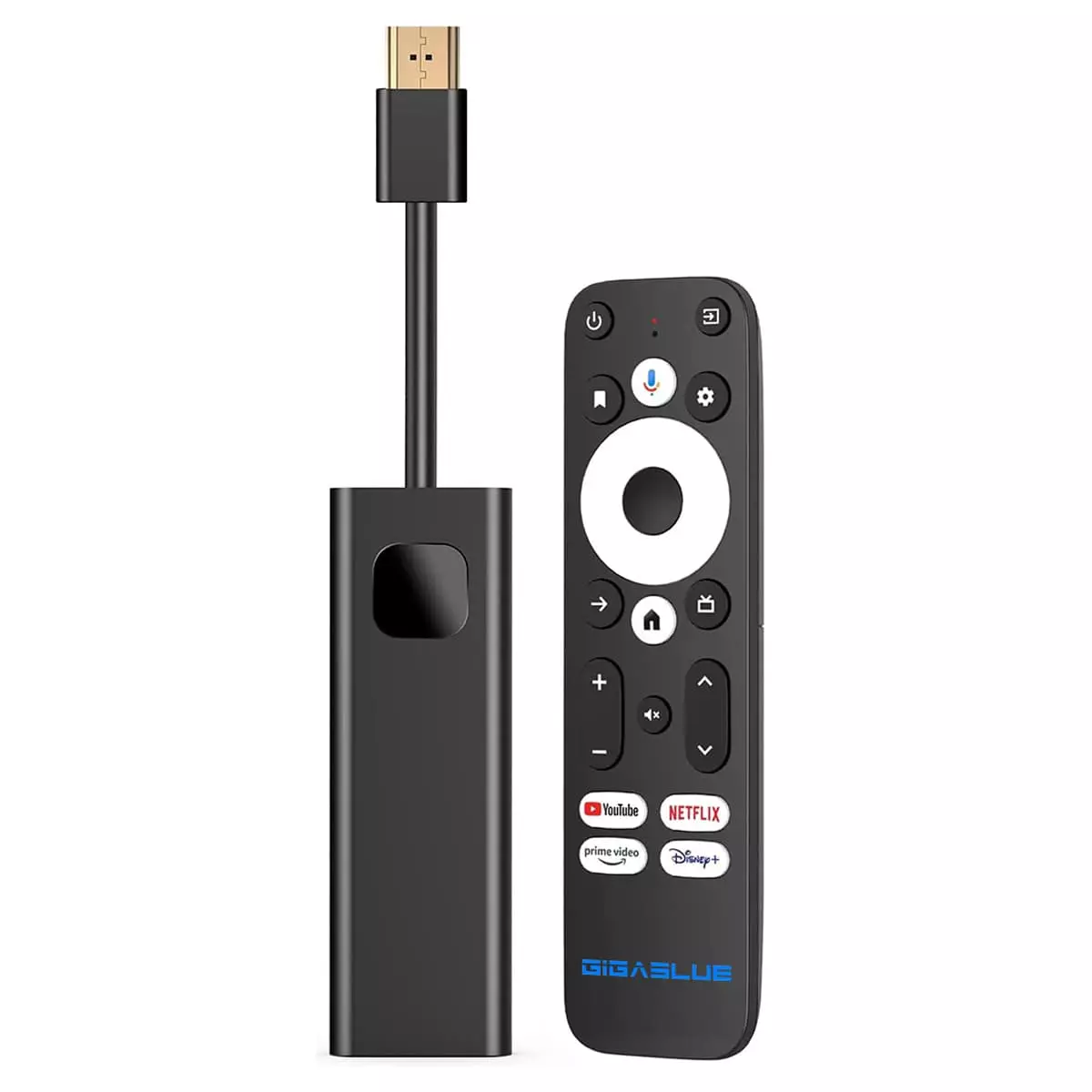 GigaBlue Giga TV Android 11 Mediaplayer Stick (4K HDR, 5GHz WiFi, Bluetooth, Sprachfernbedienung)