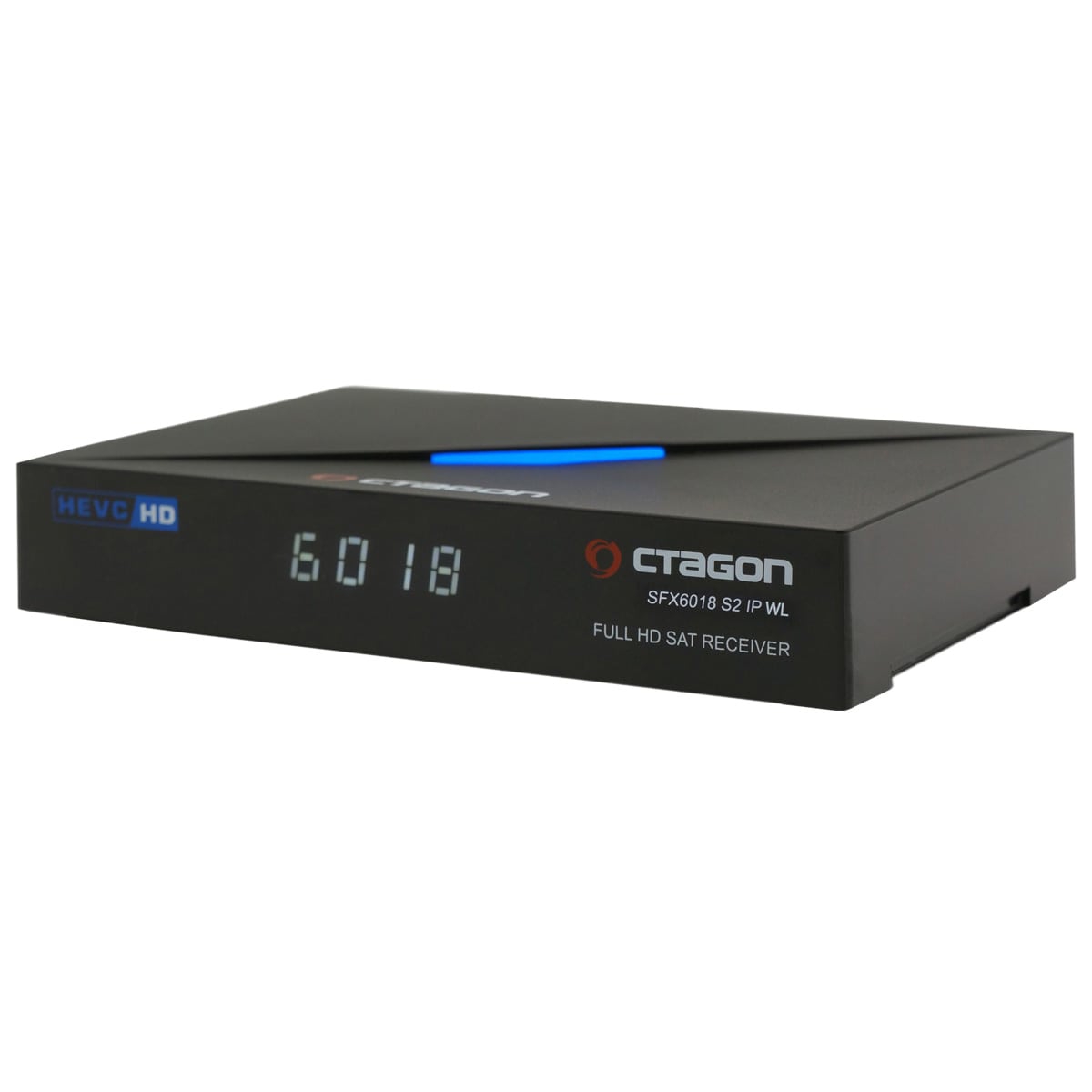 Octagon SFX6018 WL S2+IP Full HD Sat IP-Receiver (Linux E2 & Define OS, DVB-S2, 1080p, HDMI, WiFi)