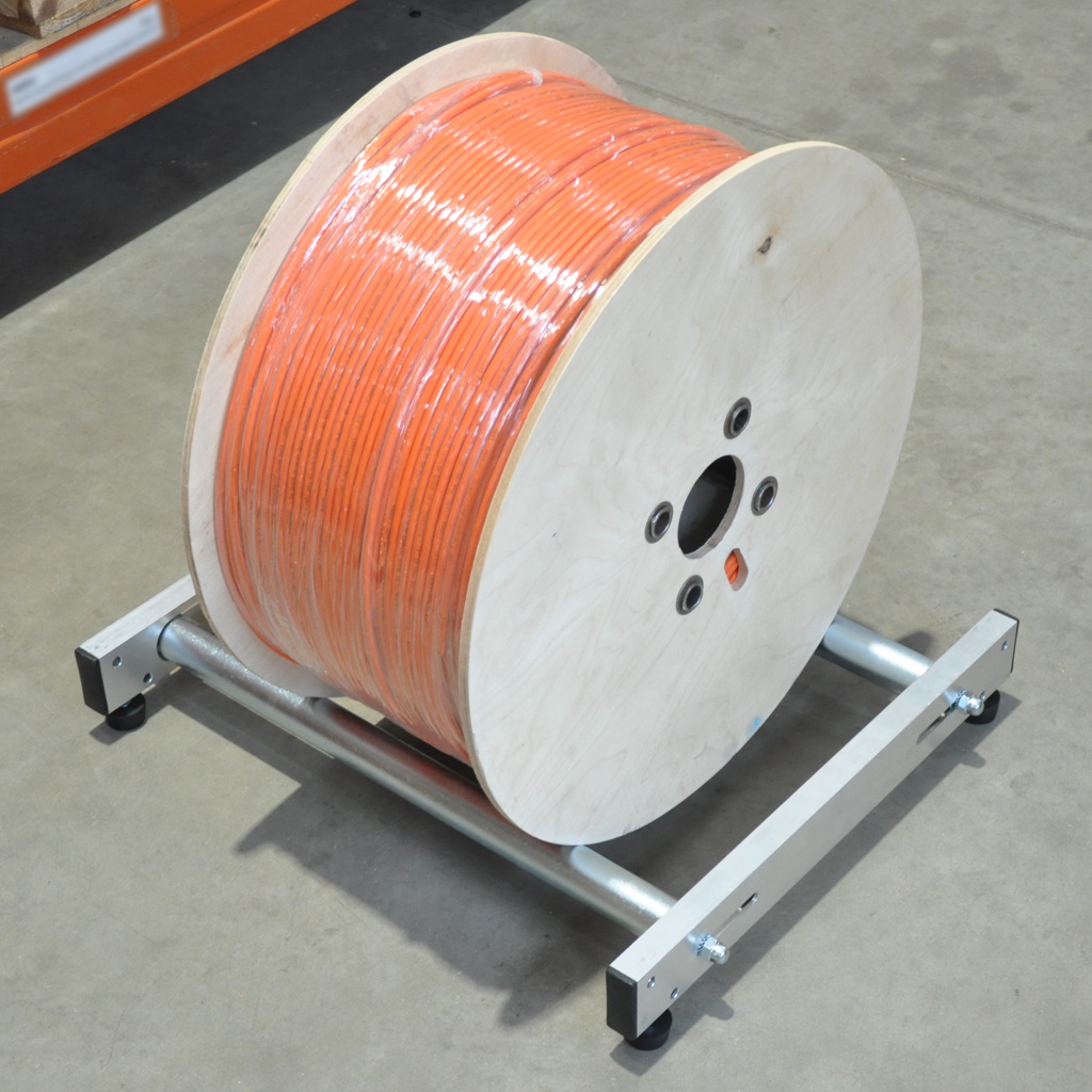 Abrollvorrichtung für Kabeltrommel Abroller Kabel-Abwickler Kabeltrommelabrollhilfe bis 250kg