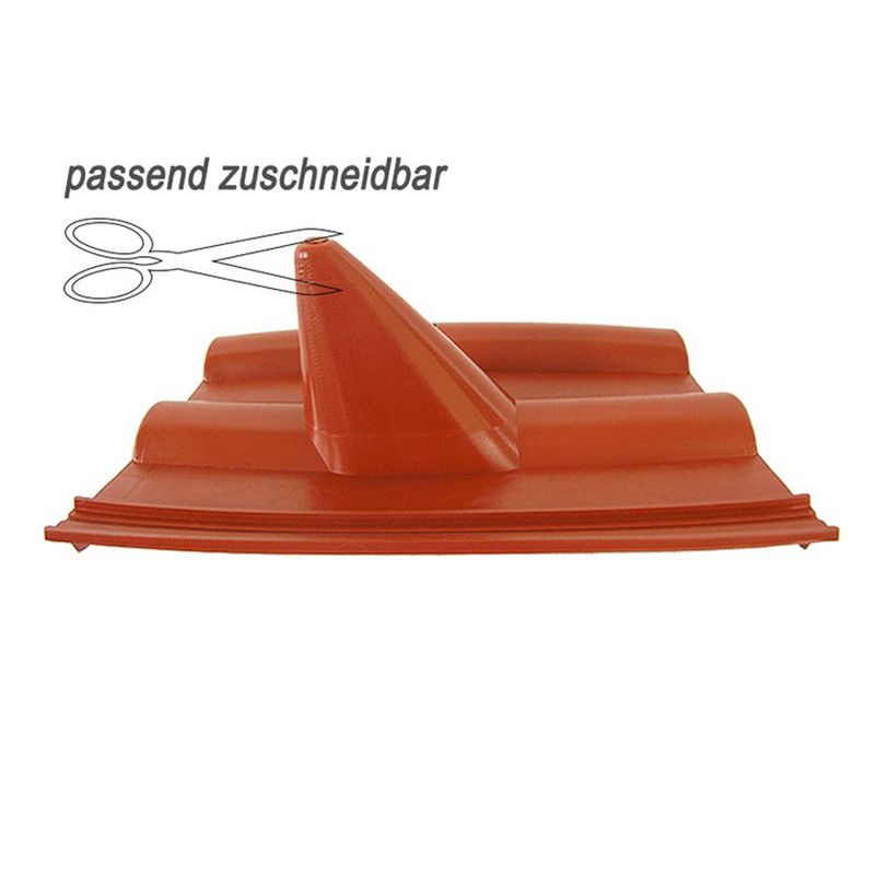 Dachpfanne Dachziegel PVC Abdeckung Frankfurter Finkenberger Ziegelrot