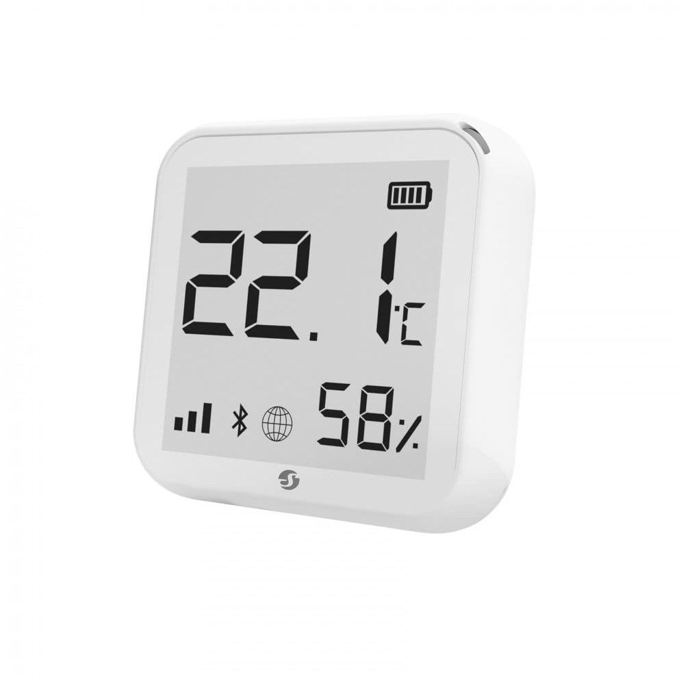 Home Shelly Sensor "Plus H&T" WLAN Temperatur & Feuchtigkeitssensor Akku Weiß