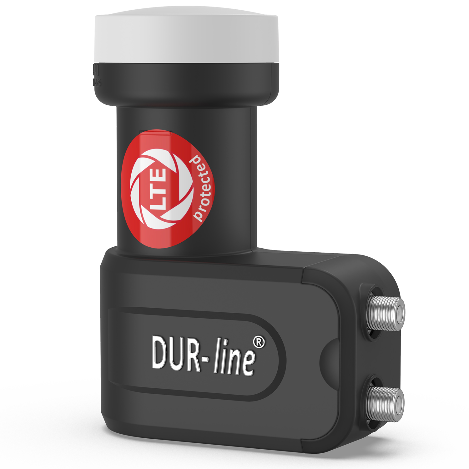DUR-line +Ultra Twin LNB - 2 Teilnehmer schwarz - mit LTE-Filter