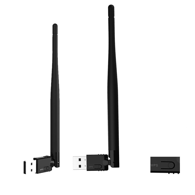 Redline USB WiFi WLAN Stick mit WPS Taste 150 Mbit/s mit Antenne