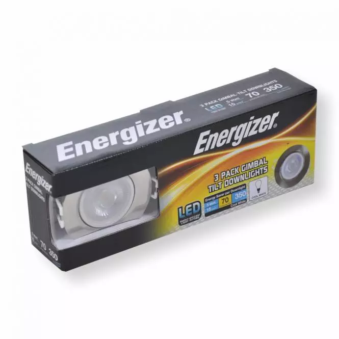 Energizer LED Downlights 3er Set Weiß 3x5W