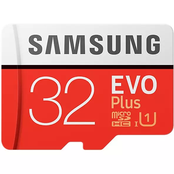 32GB Samsung EVO Plus MicroSDHC 95MB/s +Adapter