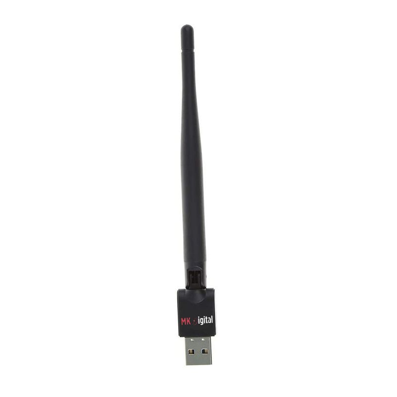MK Digital V8 USB WiFi WLAN Adapter 150 Mbit/s mit 3dBi Antenne