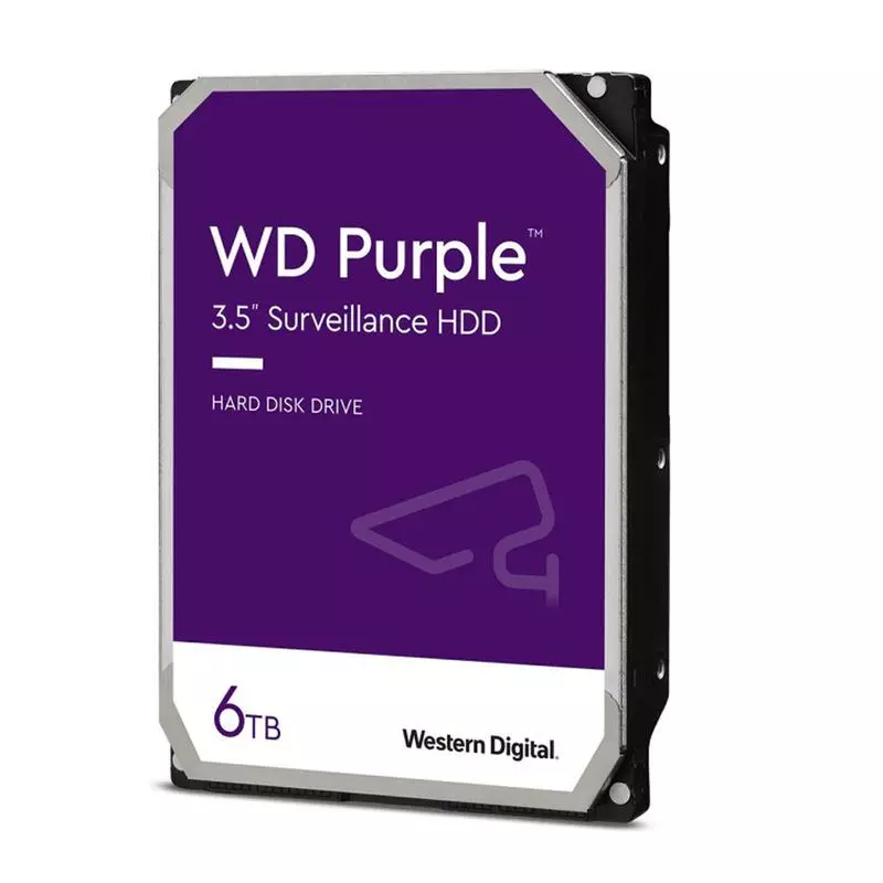 Western Digital Festplatte WD Purple WD62PURZ, 3,5 Zoll, intern, SATA III, 6TB